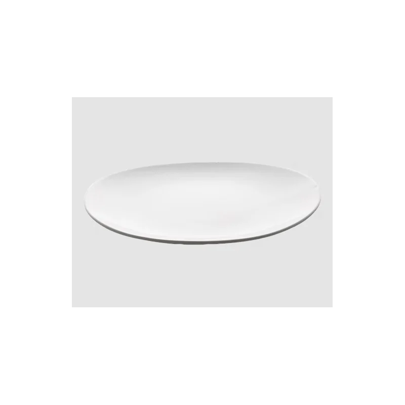 Shell Curved Dinner Plate - Glazed - 27.5 x 28.5 x 2.5 cm - Set of 4