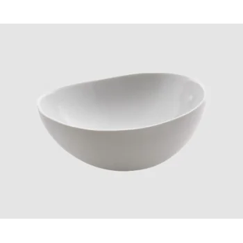 Shell Curved Ramen Bowl - Glazed - 18.5 x 19.5 x 8.5 cm - Set of 4