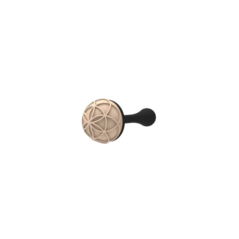 Silikomart Professional Choco Stamp A - 4 Different Designed Stamps for Chocolate Semisphere Molds - ø31 x h 17 mm