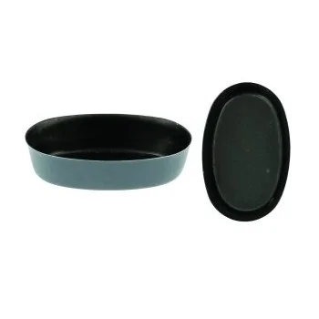 Non-Stick Exopan Oval Baba Savarin Mould - 70 mm - Pack of 25