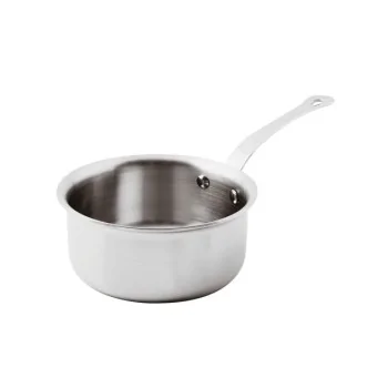 Paderno Series 12200 5-Ply Stainless Steel Saucepot w/ Handle - 2 qts - D: 7 1/8" H: 3 3/8"