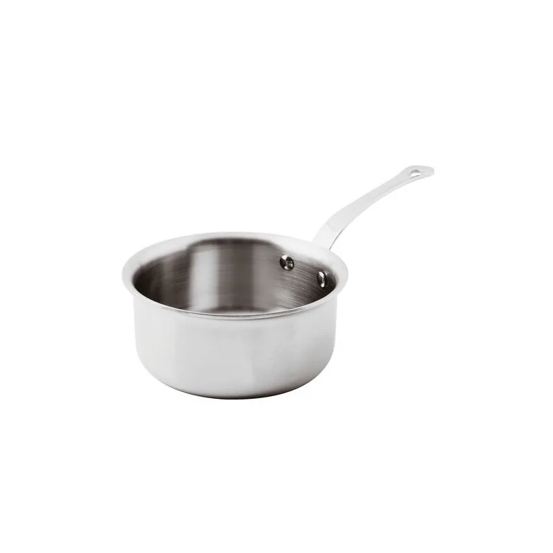 Paderno Series 12200 5-Ply Stainless Steel Saucepot w/ Handle - 2 qts - D: 7 1/8" H: 3 3/8"