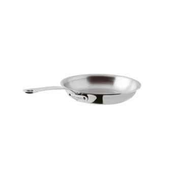 Paderno Series 12200 5-Ply Stainless Steel Frypan w/ Handle - 1 qts - D: 7 7/8" H: 1 5/8"