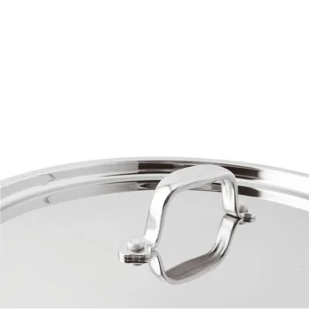 Paderno Series 12200 5-Ply Stainless Steel Lid - D: 6 1/4"