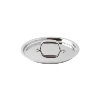 Paderno Series 12200 5-Ply Stainless Steel Lid - D: 7 1/8"