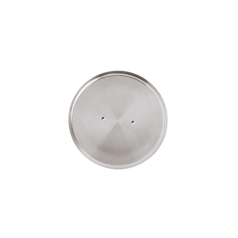 Paderno Series 12200 5-Ply Stainless Steel Lid - D: 7 7/8"