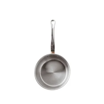 Paderno Series 15600 3-Ply Copper Saucepan w/ Loop Handle - 3 3/4 qts - D: 7 7/8" H: 4 3/8"