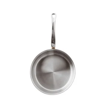 Paderno Series 15600 3-Ply Copper Saute Pan w/ Loop Handle - 2 3/8 qts - D: 7 7/8" H: 2 3/4"