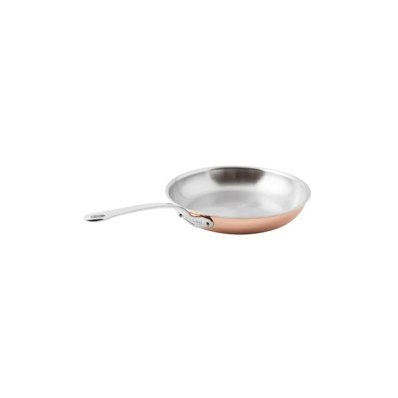 Paderno Series 15600 3-Ply Copper Fry Pan w/ Loop Handle - 3 1/8 qts - D: 11" H: 2"
