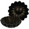 Non-Stick Exopan Petit Four Large Marguerite Brioche Mold - 45 mm - Pack of 25