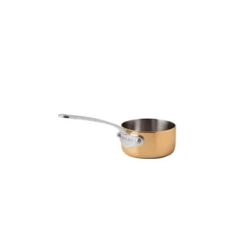 Paderno 3-Ply Series 15600 Copper Mini Saucepot 1 Handle - 17 oz - D: 3 7/8" H: 2 1/2"