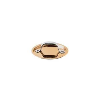 Paderno 3-Ply Series 15600 Copper Lid - D: 4 3/4"