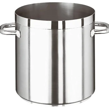 Paderno Grand Gourmet Stainless Steel Stock Pot - 105 5/8 qts - D: 19 5/8" H: 19 5/8"