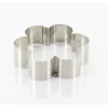 Stainless Steel Flower Shaped Pastry Cake Viennoiserie Ring- 120 mm diameter x 35 mm height