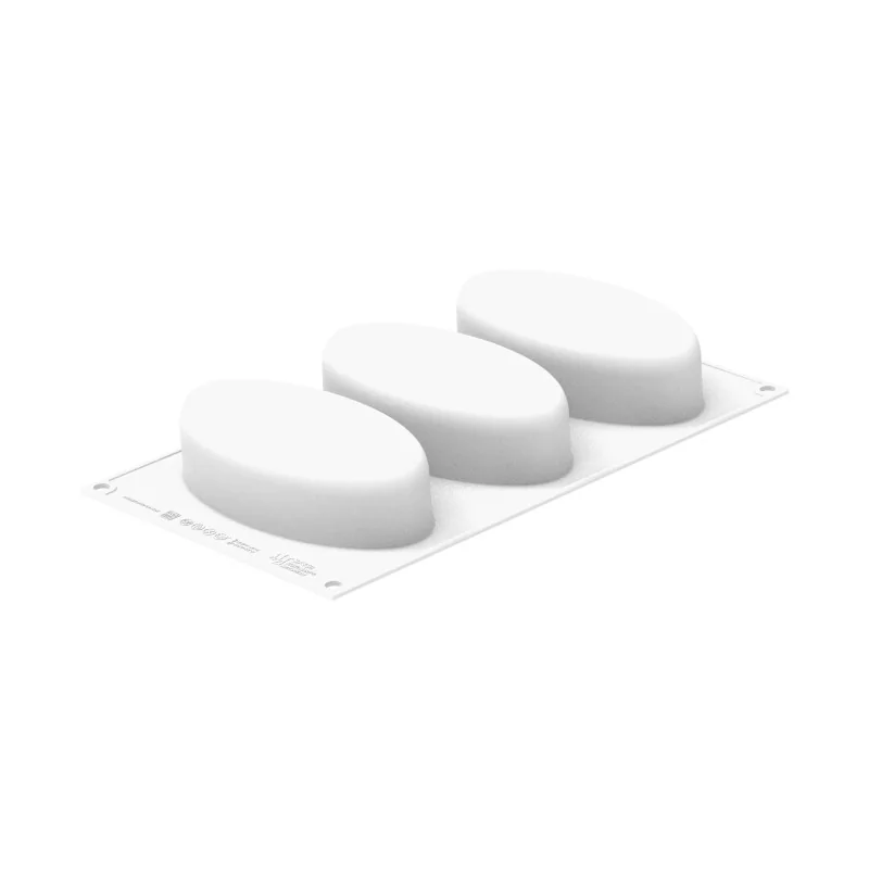 Silikomart Professional Ellipse 335 Entremet Pastry Mold - 148 mm x 76 mm x h 40 mm - 335 ml Silikomart Professional Ellipse 335 Entremet Pastry Mold - 148 mm x 76 mm x h 40 mm - 335 ml