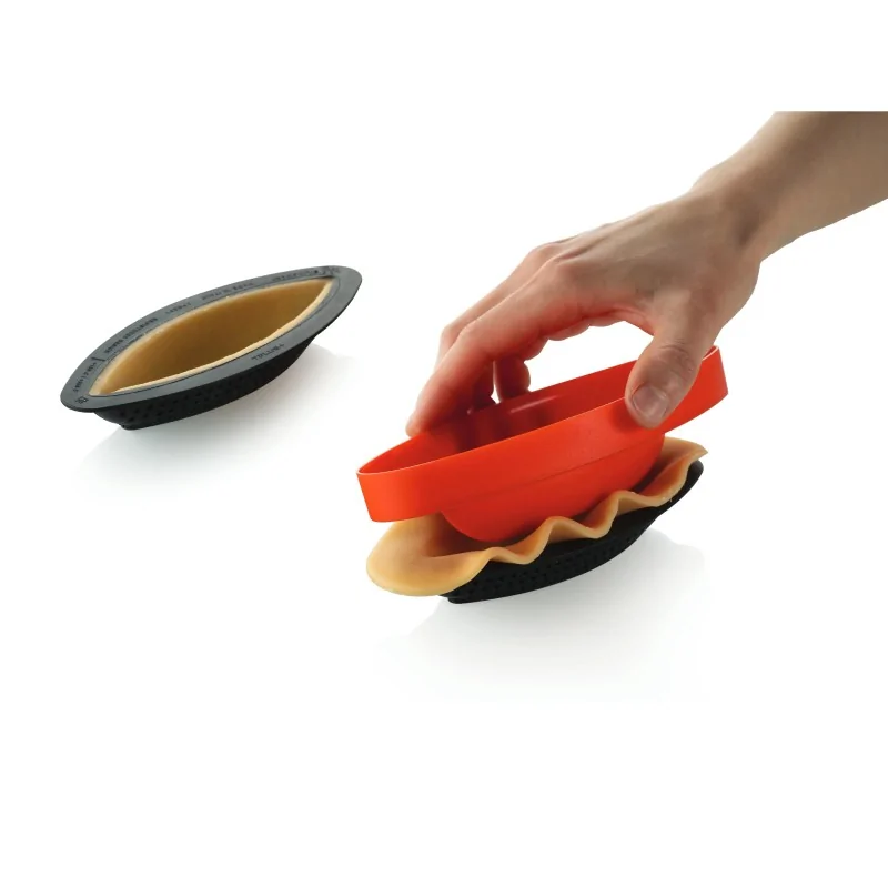 Silikomart Professional Kit 3D Tarte Ring Cabossa - 120 mm x 40 mm x h 20 mm - 39 ml
