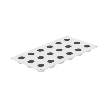 Silikomart Professional Bignè Perfetto 14 Cream Puff Pastry Choux Mold - ø 35 mm x h 20 mm - 14 ml