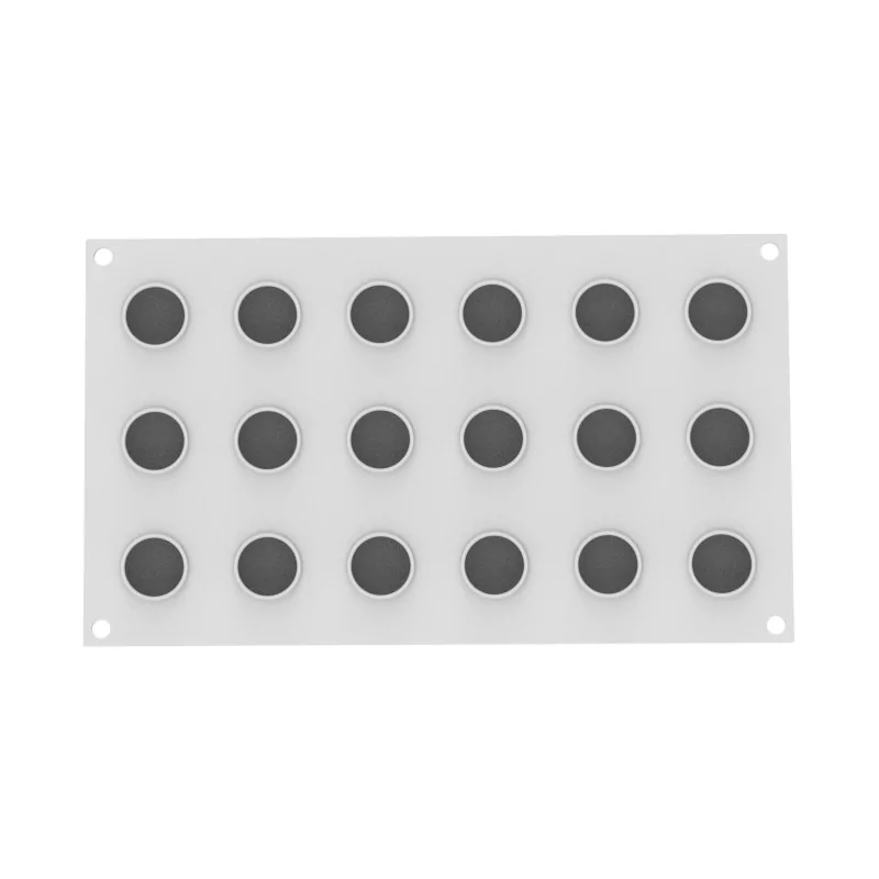 Silikomart Professional Bignè Perfetto 14 Cream Puff Pastry Choux Mold - ø 35 mm x h 20 mm - 14 ml Silikomart Professional Bignè Perfetto 14 Cream Puff Pastry Choux Mold - ø 35 mm x h 20 mm - 14 ml