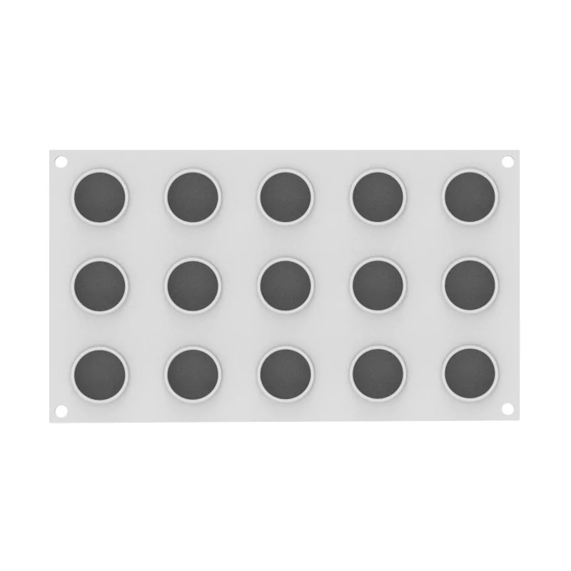 Silikomart Professional Bignè Perfetto 30 Cream Puff Choux Pastry Mold - ø 45 mm x h 25 mm - 30 ml