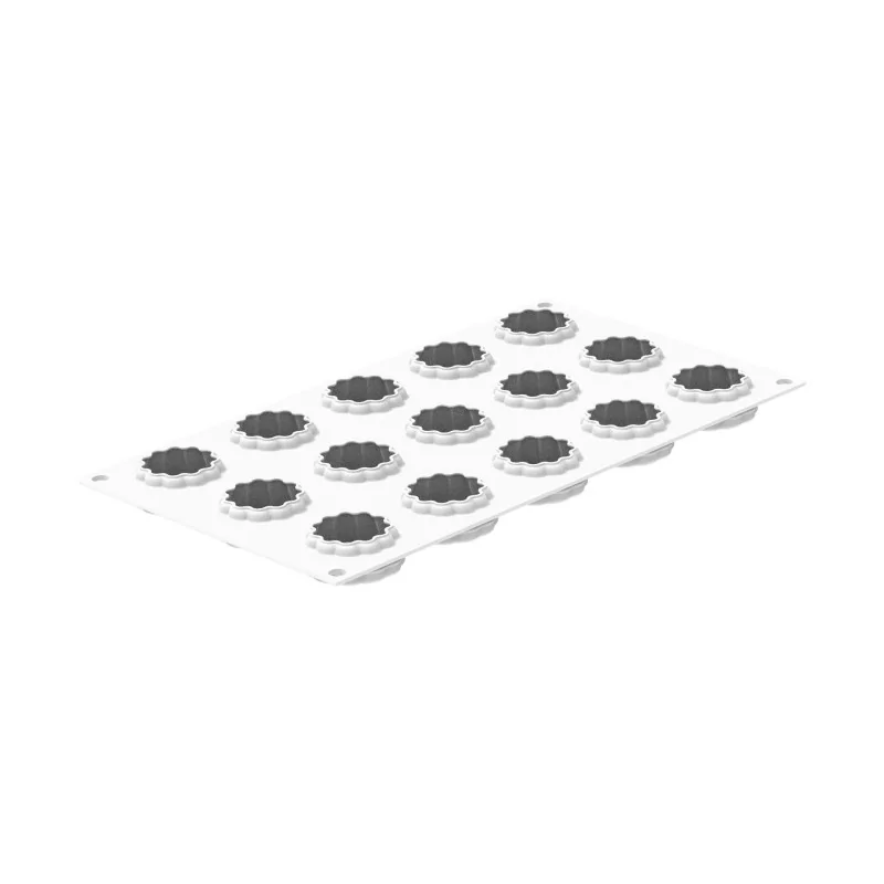 Silikomart Professional Crostata XS 20 Mini Tea Cakes Pastry Mold - ø 44 mm x h 17 mm - 20 ml Silikomart Professional Crostata XS 20 Mini Tea Cakes Pastry Mold - ø 44 mm x h 17 mm - 20 ml