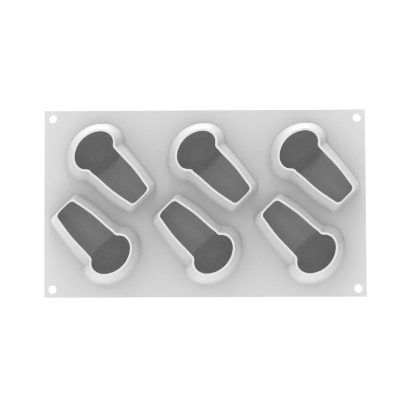 Silikomart Professional Babà 145 Pastry Mold - 90 mm x 62 mm x h 55 mm - 145 ml Silikomart Professional Babà 145 Pastry Mold - 90 mm x 62 mm x h 55 mm - 145 ml