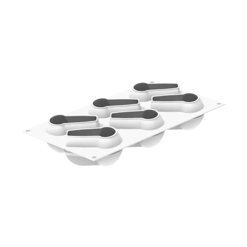 Silikomart Professional Babà 145 Pastry Mold - 90 mm x 62 mm x h 55 mm - 145 ml Silikomart Professional Babà 145 Pastry Mold - 90 mm x 62 mm x h 55 mm - 145 ml