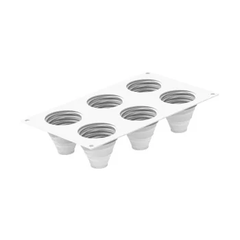 Silikomart Professional Kit Tarte Ring Albia Pastry Mold - ø65 mm x h 61 mm - 106 ml