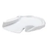 Handcrafted Fine Porcelain Flat Plate 15 cm - Without Glaze - Set of 6