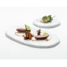 Handcrafted Fine Porcelain Gourmet Low Stone 39 x 25 cm - Set of 3