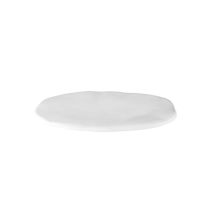Handcrafted Fine Porcelain Gourmet Low Stone 39 x 25 cm - Set of 3 Handcrafted Fine Porcelain Gourmet Low Stone 39 x 25 cm - Set of 3