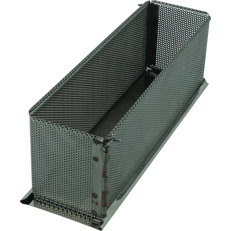 Stainless Steel Springform Pâtés en Croûte - 250 mm x 70 mm x h 90 mm Stainless Steel Springform Pâtés en Croûte - 250 mm x 70 mm x h 90 mm
