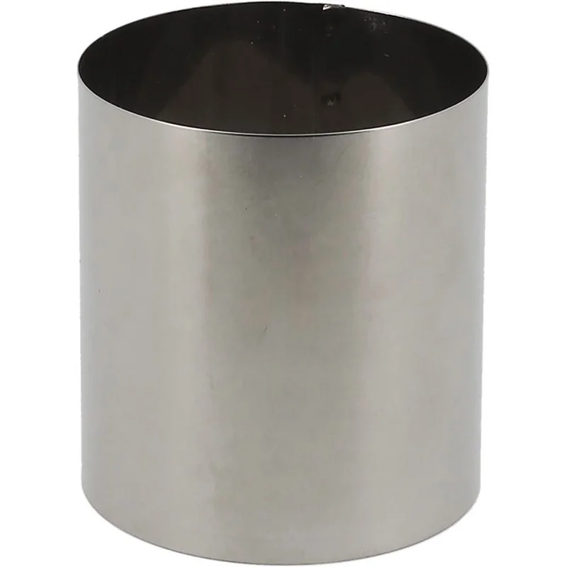 Stainless Steel High Round Nonnette Cake Ring - ø 80 mm x h 90 mm