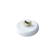Handcrafted Fine Porcelain Gourmet Medium Piece 8 cm - Height 2.5 cm - Set of 12