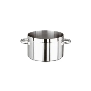 Paderno Grand Gourmet Stainless Steel Sauce Pot - 66 1/2 qts - D: 19 5/8" H: 12 1/2"