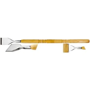 Stainless Steel Ice Carving Chisel - Length: 29 3/8"