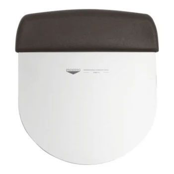 Stainless Steel Dough Scraper Rounded - 4 3/4" x 3 7/8"