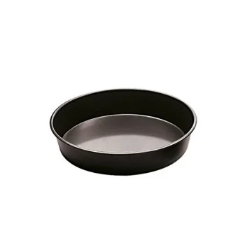 Blue Steel Baking Pan - D: 10 1/4" H: 1 3/8"