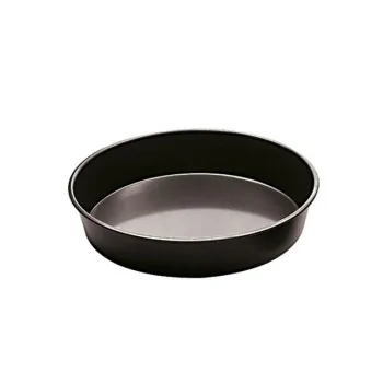 Blue Steel Baking Pan - D: 7 1/8" H: 1 3/8"