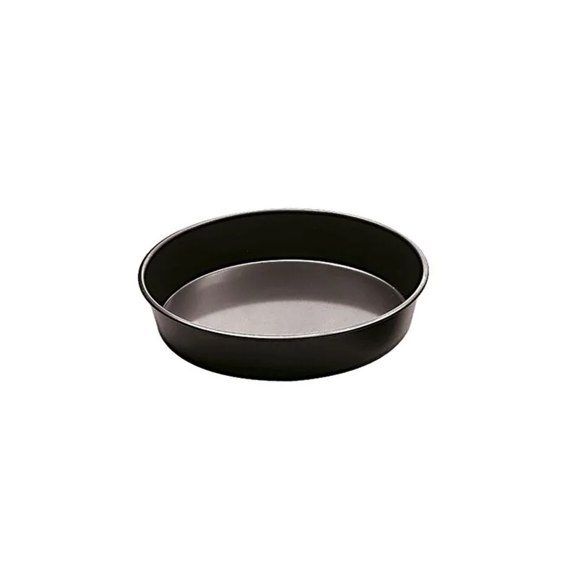 Blue Steel Baking Pan - D: 12 5/8" H: 1 3/8"