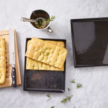 Carbon Steel Blue Steel Baking Sheet - 13 3/4" x 11" x 1 1/8"
