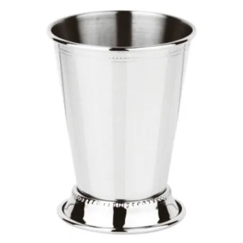 Mint Julep Cup with Base - 12 4/5 oz - D: 3⅜” H: 4⅛”
