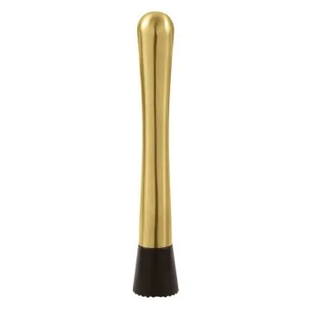 Gold Muddler - 1 1/4" x 7 7/8"