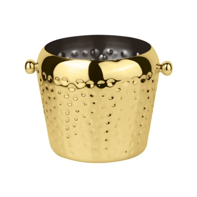 Ice Bucket Gold - 67 3/4 oz - D: 5 7/8" H: 5 1/2"