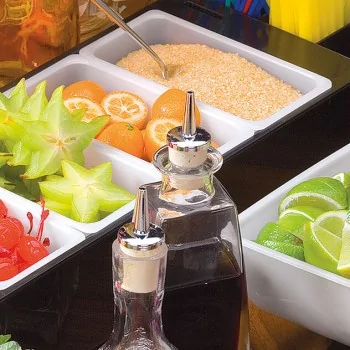 Condiment Dispenser (4-Comp) - 28 oz - 19 1/4" x 5 7/8" x 3 1/2"