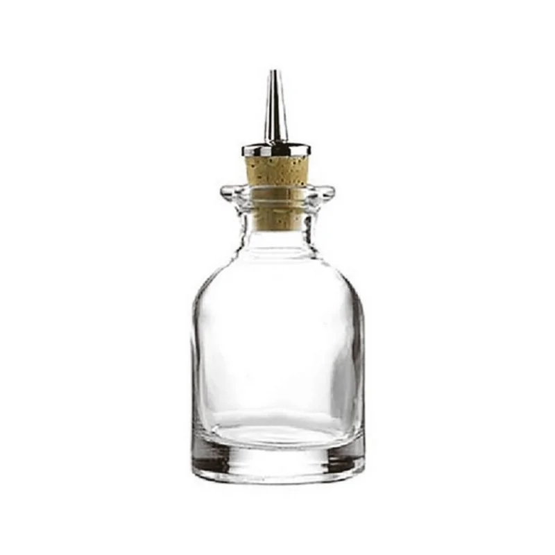 Dash Bottle No Pourer - 3 1/2 oz - 2 3/8" x 2 3/8" x 4"