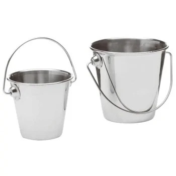 Mini Pails Set of 4 - 5 oz - D: 2⅞” H: 2¾”