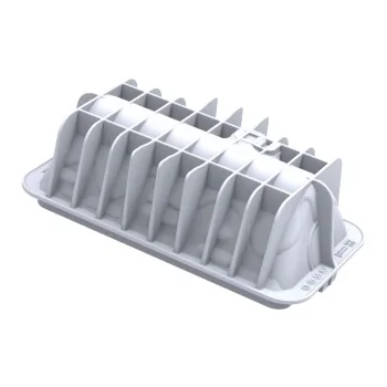 Silikomart Professional Winter Cottage 1100 Pastry Log Mold - 230 mm x 105 mm x 75 mm - 1100 ml