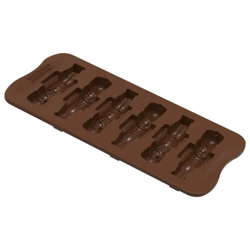 Silikomart Professional Choco Nutcracker Chocolate Mold - 26 mm x 84 mm x h 14 mm - 13.5 ml Silikomart Professional Choco Nutcracker Chocolate Mold - 26 mm x 84 mm x h 14 mm - 13.5 ml