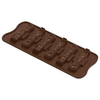 Silikomart Professional Choco Nutcracker Chocolate Mold - 26 mm x 84 mm x h 14 mm - 13.5 ml