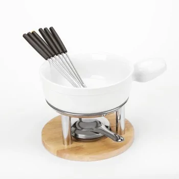 Cheese Fondue - D: 8 5/8" H: 6 7/8"